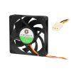PC ventilátor 70x15mm 12V 3 tűs golyóscsapágyazással