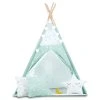 Teepee sátor türkizkék csillagokkal