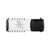 Multiport Cabletech 5x12 erősítésszabályozóval ZLA0801 modell ZLA0801
