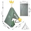 Tipi sátor NK-406 Nukido - zöld