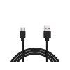Micro USB kábel 1 m, fekete, USB-A / micro USB B 66-115-