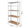 regal metalowy magazynowy 180x90x40 srebrny rebel 6e999a1899e74c639f97c3bc06077671 bca8774a