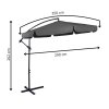 Teraszerű napernyő 300cm GU0041