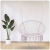 BOHO bézs színű függő hintaszék