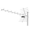 Kültéri DVB-T TV antenna "Yaga" 16 elemű
