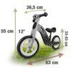 Ricokids RC-615 fehér és fekete robogó