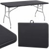 Összecsukható kerti asztal 180cm grafit GF0056