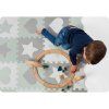 Hab puzzle a padlón 150x150cm 16 db menta szürke