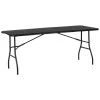 Összecsukható kerti asztal 180cm grafit GF0052