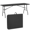 Összecsukható kerti asztal 180cm grafit GF0052