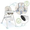 Gyermek étkezőszék 3in1 Milo szürke