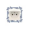 CONTACT-SIMON 250V foglalat So,pm 10 IP44 bézs színű
