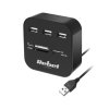 USB HUB MS/SD/M2/MicroSD kártyaolvasóval REBEL