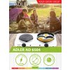 Adler AD 6504 Kuchenka elekt dwupalnikowa 148950