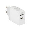 Hálózati töltő USB+USB-C csatlakozóval 30 W