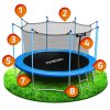 trampolina ogrodowa 13ft 404c 28118