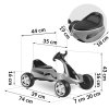 gokart dzieciecy na pedaly rk 34061