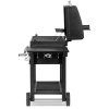 Faszénes grill fedéllel BD-890 fekete