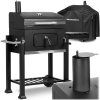 Faszénes grill fedéllel BD-890 fekete