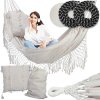 Hammock bézs színű párnával