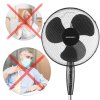 Állványos ventilátor 355110 fekete