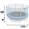 trampolina ogrodowa 12ft 374c 28108