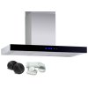 Konyhai kéményes páraelszívó Berdsen BN-KE3 INOX + üveg