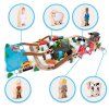 Fa városi vonatszett 100 db RK-879 Ricokids