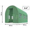 tunel ogrodowy 2x3m 6m2 plono 61083