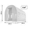 tunel ogrodowy 2 x 3 m 6m2 bi 61093