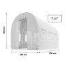 tunel ogrodowy 2 x 3 5 m 7m2 61130