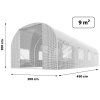 tunel ogrodowy 2 x 4 5 m 9 m2 61165