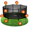 trampolina ogrodowa 13ft 404c 50749