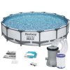 Kerti medence kerettel 427 x 84 cm 10 az 1-ben Bestway 56595