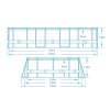 Kerti medence szerkezettel 427 x 250 x 100 cm 12az1-ben Bestway 56714N