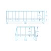 Kerti medence kerettel 610 x 366 x 122 cm 18 az 1-ben Bestway 5611R