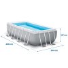 Prism Frame kerti medence 488 x 244 x 107 cm 6 az 1-ben INTEX 26792