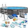 Kerti medence kerettel 549 x 122 cm 21 az 1-ben INTEX 26744 + ingyenes roller