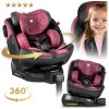 Nukido Prestige Line fekete-rózsaszín gyerekülés 0-36 kg ISOFIX