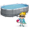 Fémvázas kerti medence 488 x 305 x 107 cm 12 az 1-ben Bestway 56448