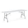 Összecsukható kerti asztal 244 cm Plonos fehér
