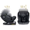 Nukido Aero Line fekete gyerek autósülés 0-36 kg ISOFIX