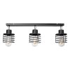 Fekete modern lámpa, 3x60W E27