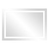 Téglalap alakú LED tükör 70x50 cm kapcsolóval