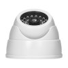Mini fehér dummy kamera IR LED-del elemes