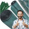 168337 sn0019 siatka cieniujaca zielona 140 gsm 15 x 50 m 200 opasek M0