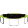 TP-8FT 244 CM FEKETE ZÖLD KIVITELBEN TRAMBULIN VÉDELEM