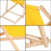 160045 dc0001 yl lezak drewniany skladany yellow M0