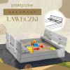 170804 sbp100set03 piaskownica drewniana premium 100 x 100 cm zestaw M0