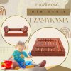 170798 sbp100set04 piaskownica drewniana premium 100 x 100 cm zestaw M0